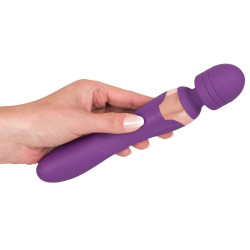 Wibrator i masażer łechtaczki 2 końce 21cm 8trybów